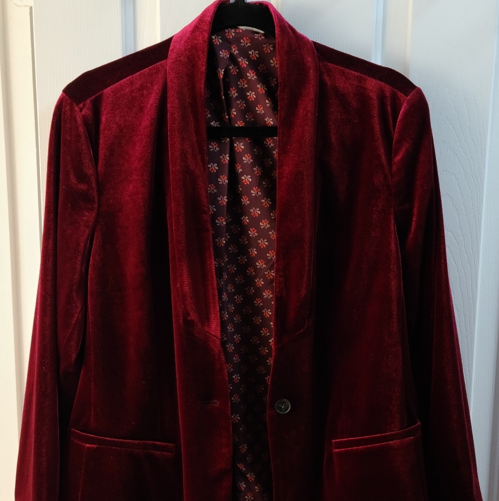 Old Navy Burgundy Blazer
